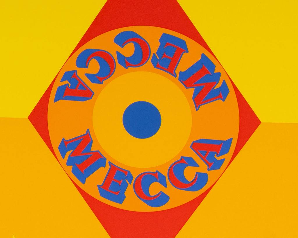 Robert Indiana Signed 1977 “Mecca I” Limited Edition Serigraph
