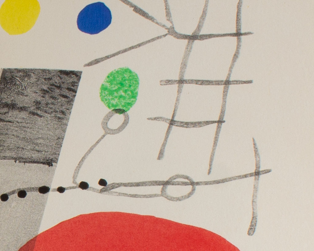 Joan Miró “Bois graves pour un poeme de Paul Eluard” Book with Pochoirs and Collotypes