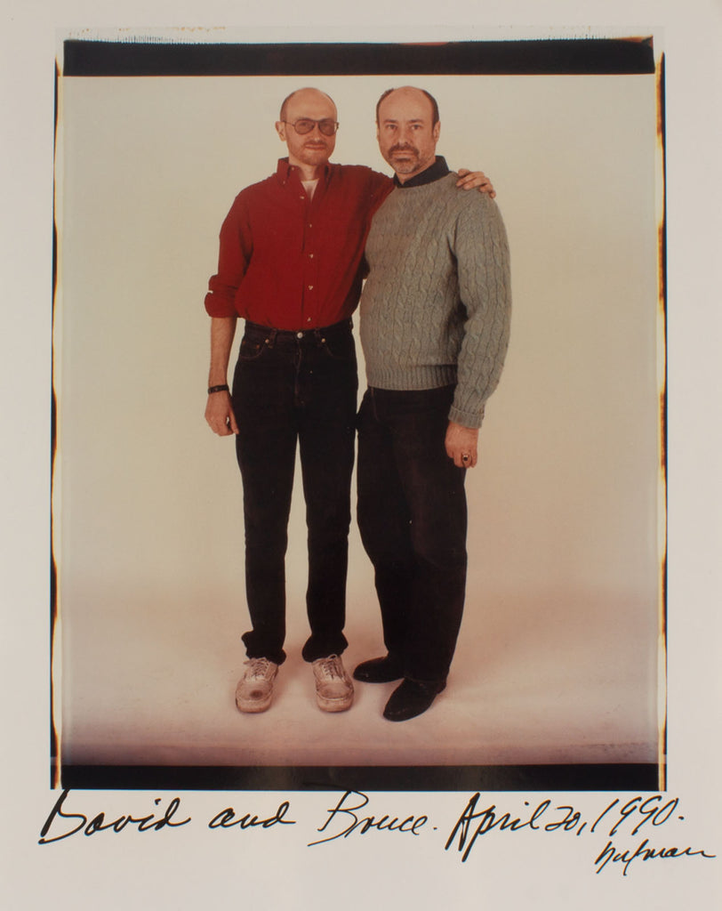 Elsa Dorfman Signed 1990 “David and Bruce” Portrait Photograph