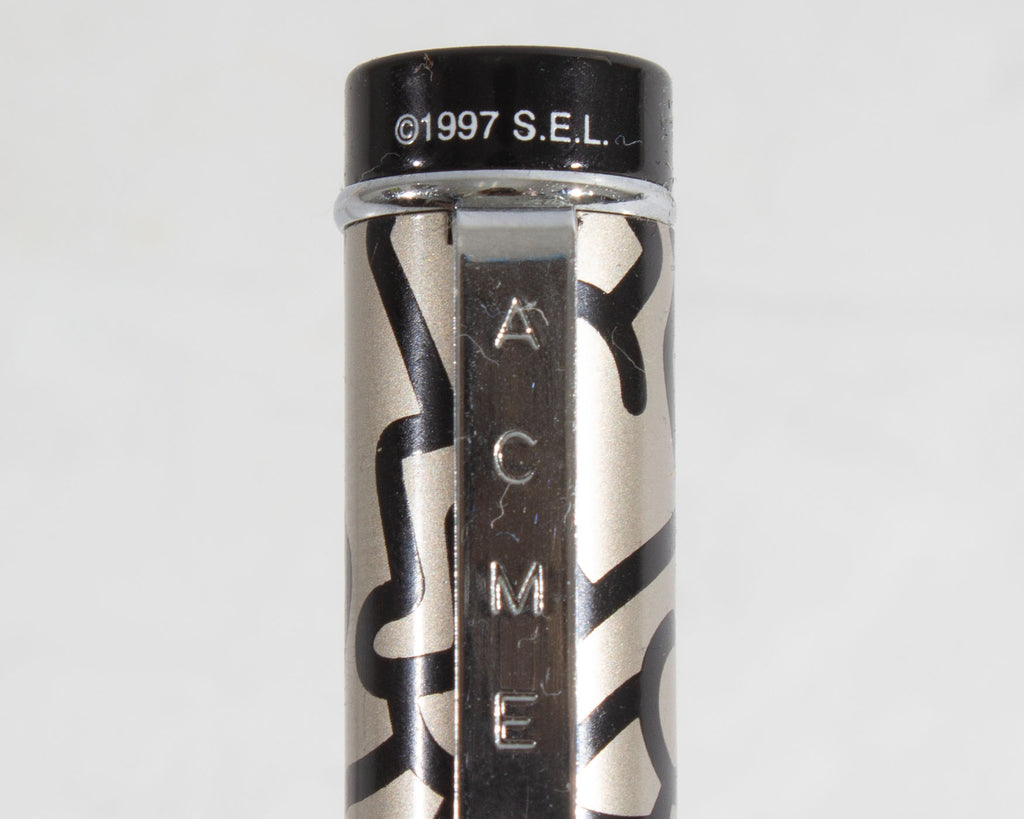 Keith Haring 1997 Acme Studio "Doubles Silver" Standard Rollerball Pen