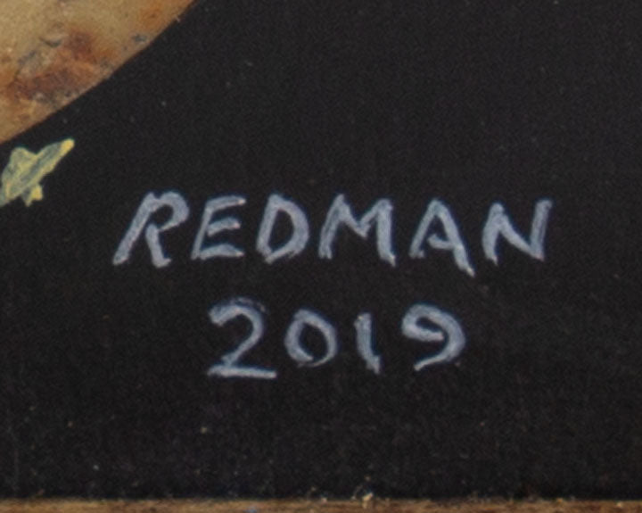 Steve Redman Signed 2019 “Detritus” Mixed Media Assemblage