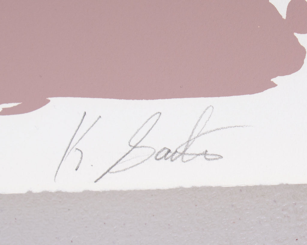 Kikuo Saito Signed Limited Edition Abstract Serigraph