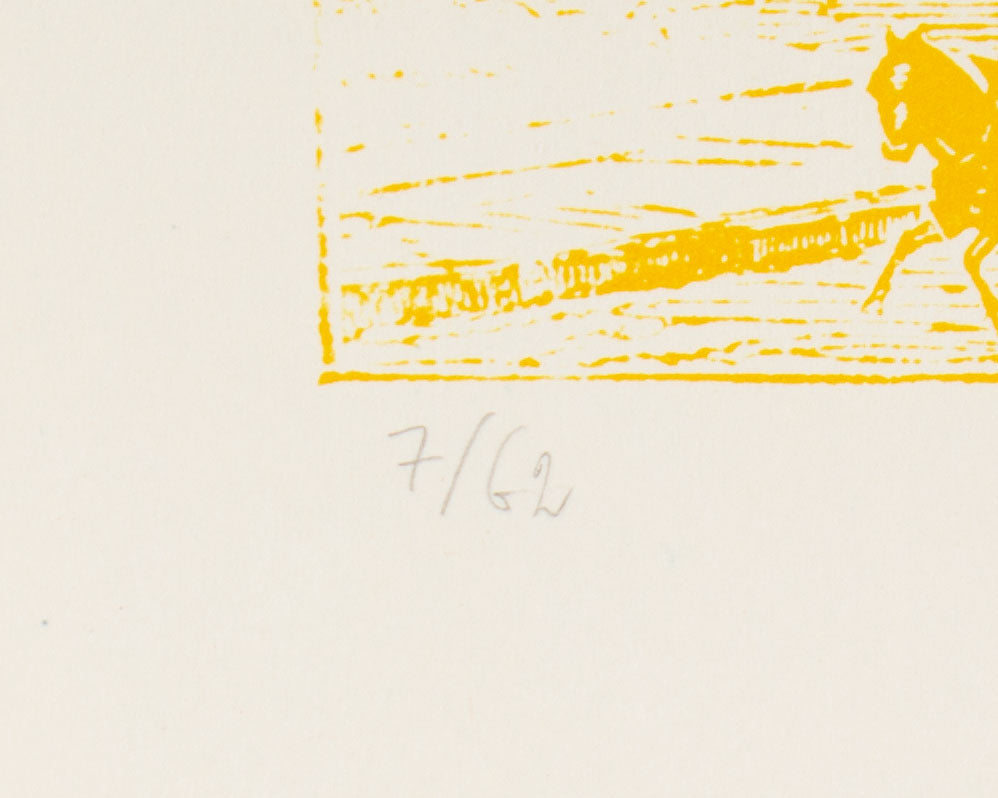 Pol Bury Signed 1966 “Cinetization X” Serigraph