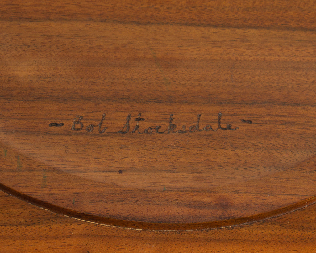 Bob Stocksdale Signed Turned Wood Charger