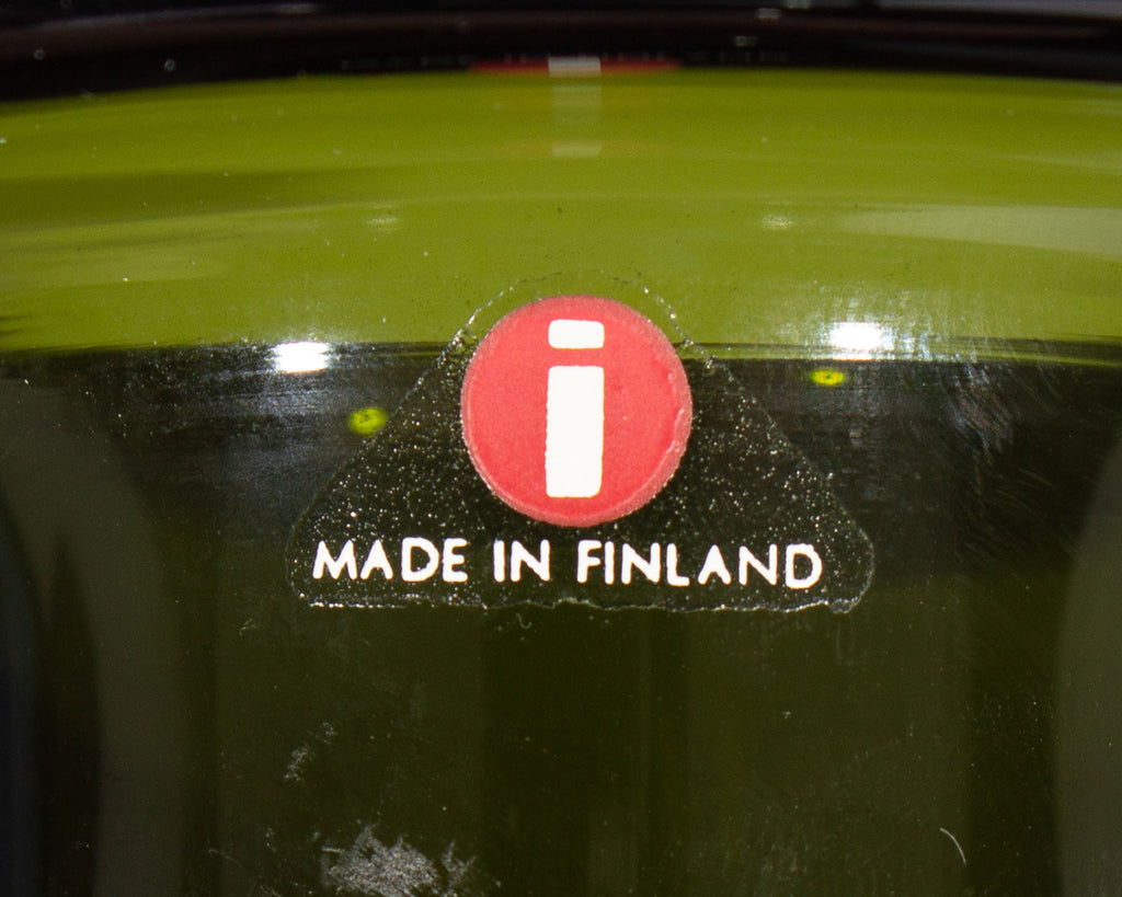 Timo Sarpaneva Iittala Finland “Novitas” Green Glass Vase