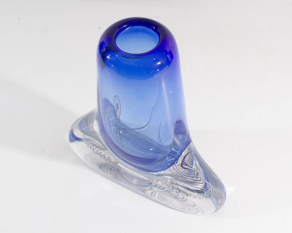 Marian Pyrcak Signed Art Glass Vase