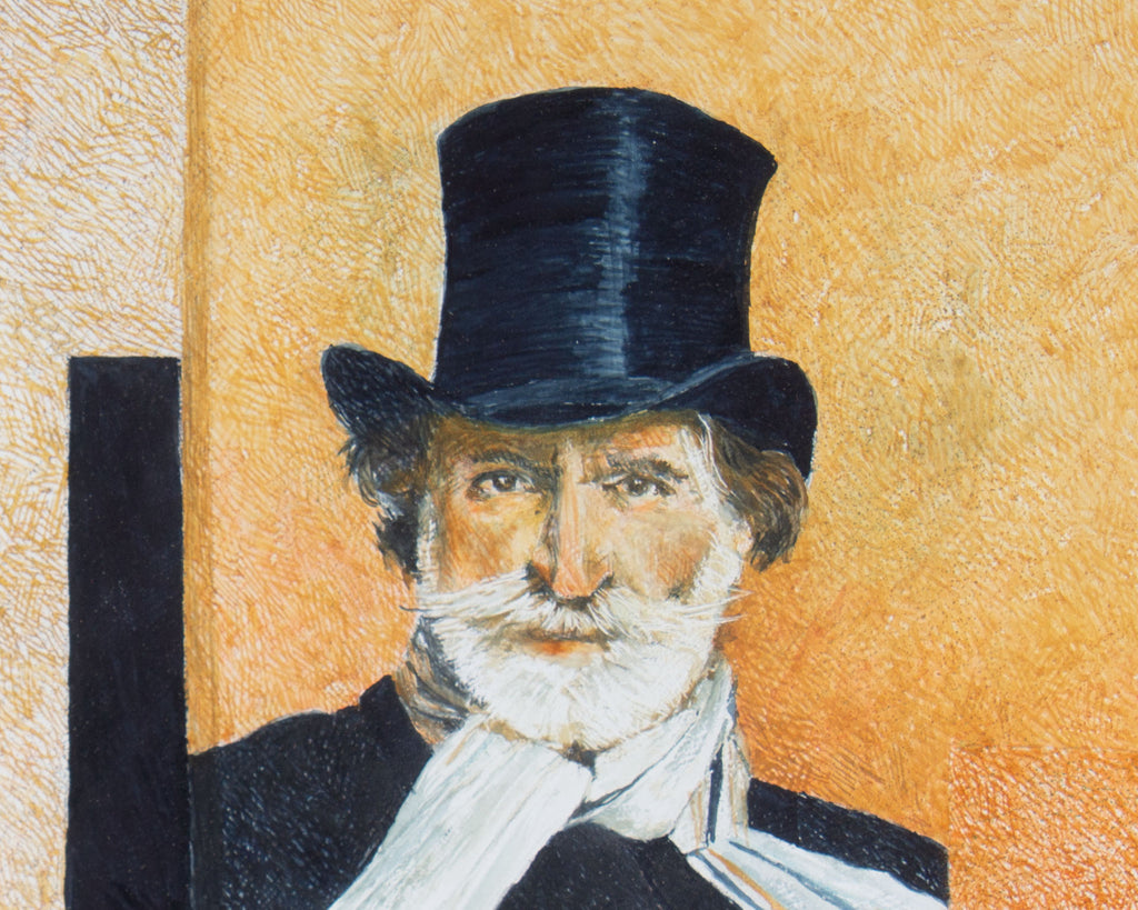 Gerald G. Boyce Signed 1999 “Verdi” Casein Painting