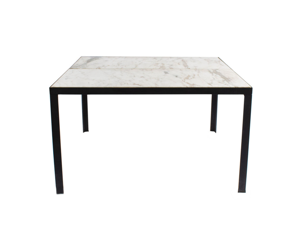 Gavin Gray Modernist Custom Made Metal and Stone Top Accent Table