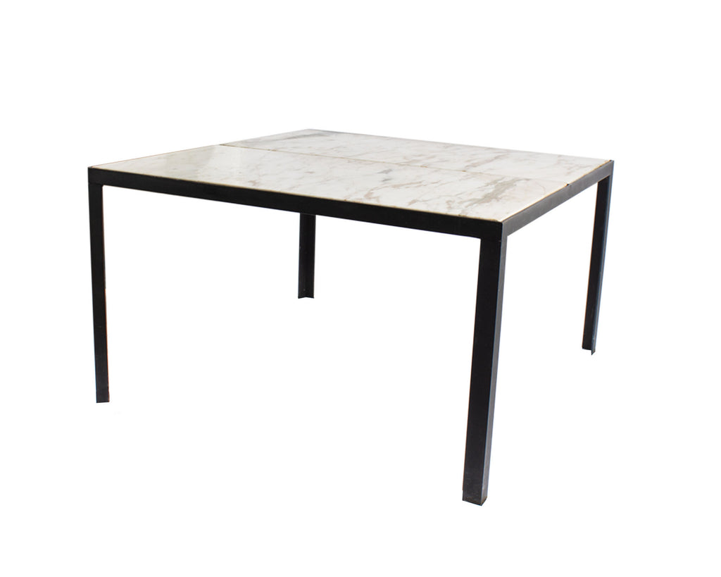 Gavin Gray Modernist Custom Made Metal and Stone Top Accent Table