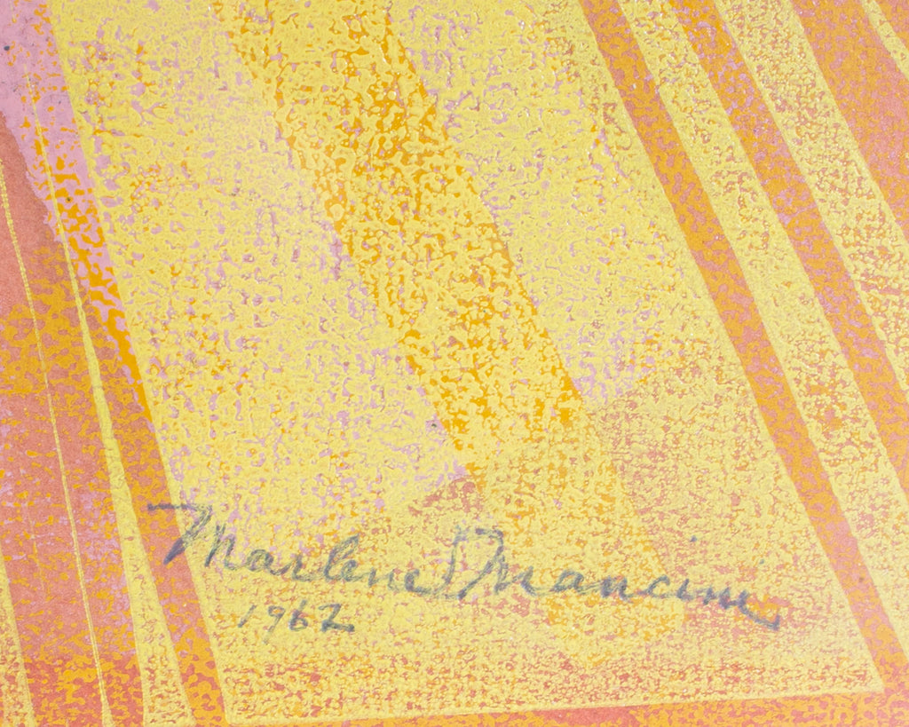 Marlene Mancini Frost 1962 Signed “Passion Flower” Serigraph