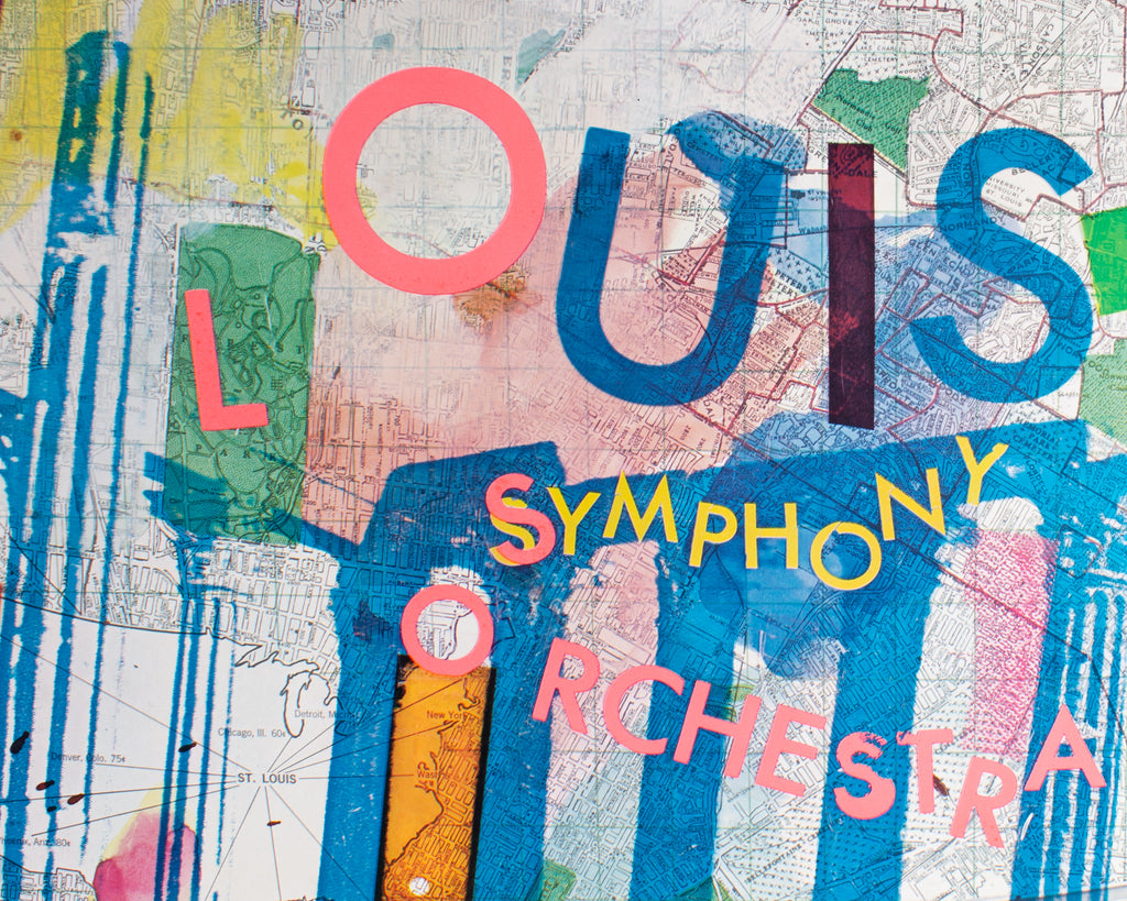Robert Rauschenberg 1968 St. Louis Symphony Poster
