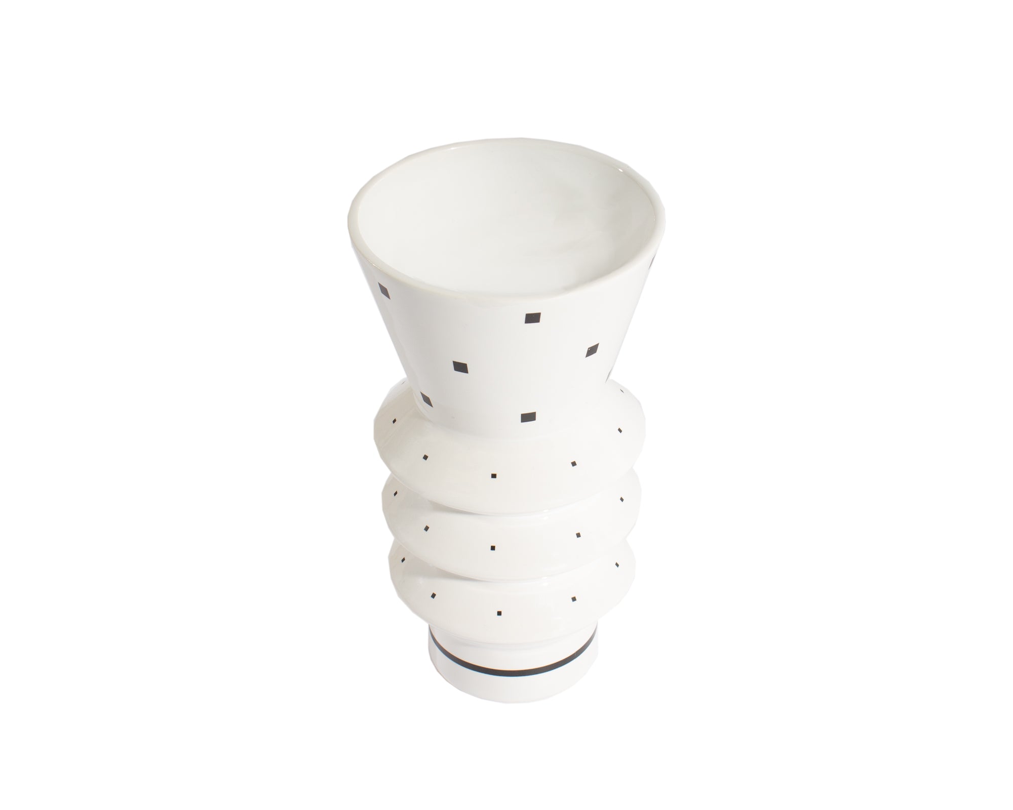 Heide Warlamis Vienna Collection Postmodern Porcelain Vase 