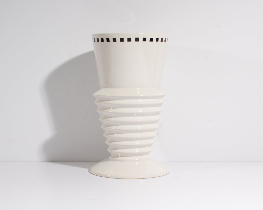 Heide Warlamis Vienna Collection Postmodern Porcelain Vase