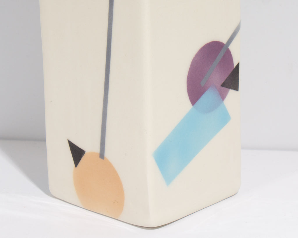 Rita Duvall Signed 1982 Postmodern Ceramic Vase