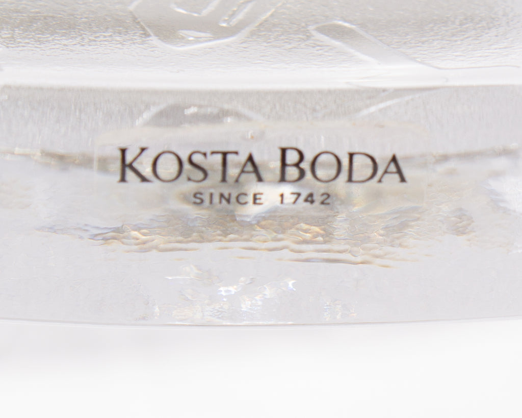 Bertil Vallien Kosta Boda Domino Series Glass Dish