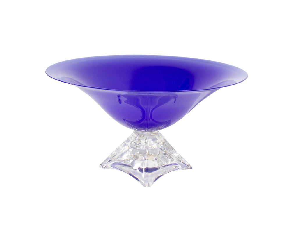 Willsea O’Brien Signed Art Glass Centerpiece Bowl