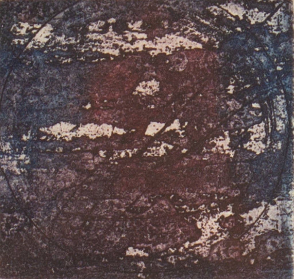 Seiko Tachibana Signed 1996 Limited Edition Abstract Aquatint