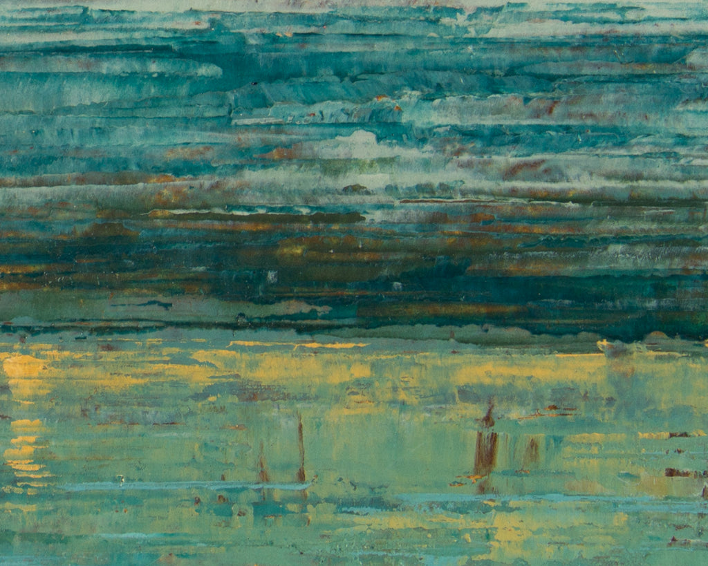 Richard Florsheim Signed “Evening Tide” Oil on Board Painting