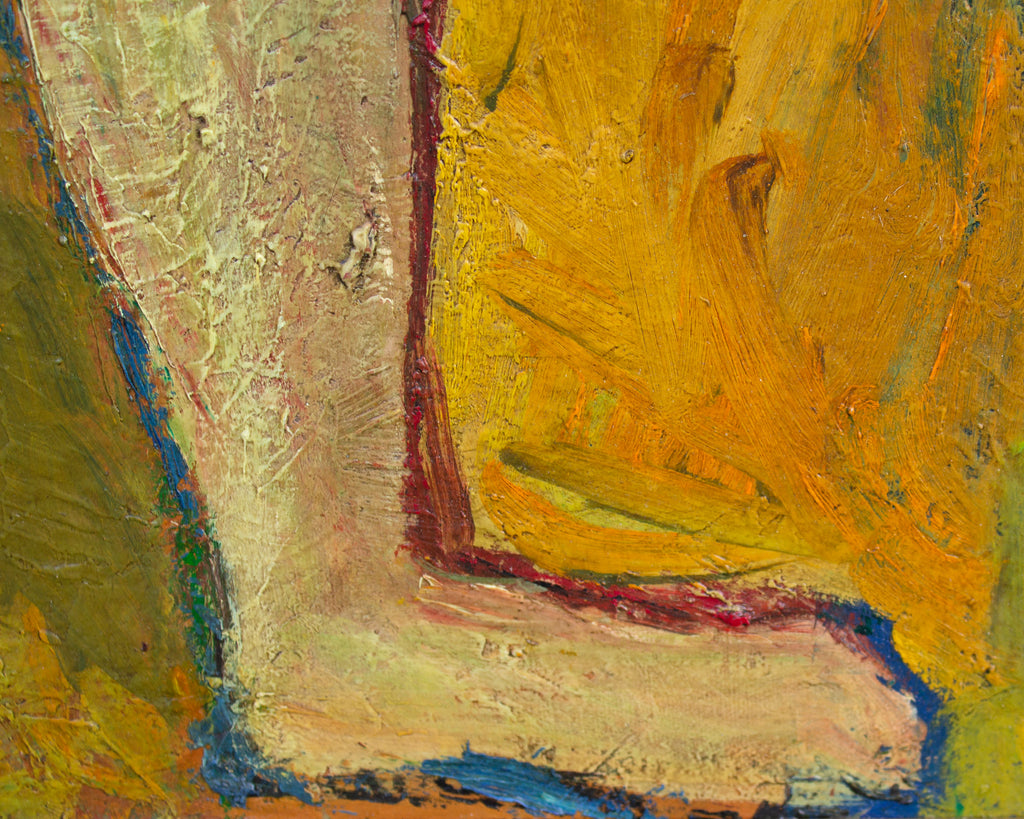 1975 Oil on Canvas Painting of a Nude Female Figure