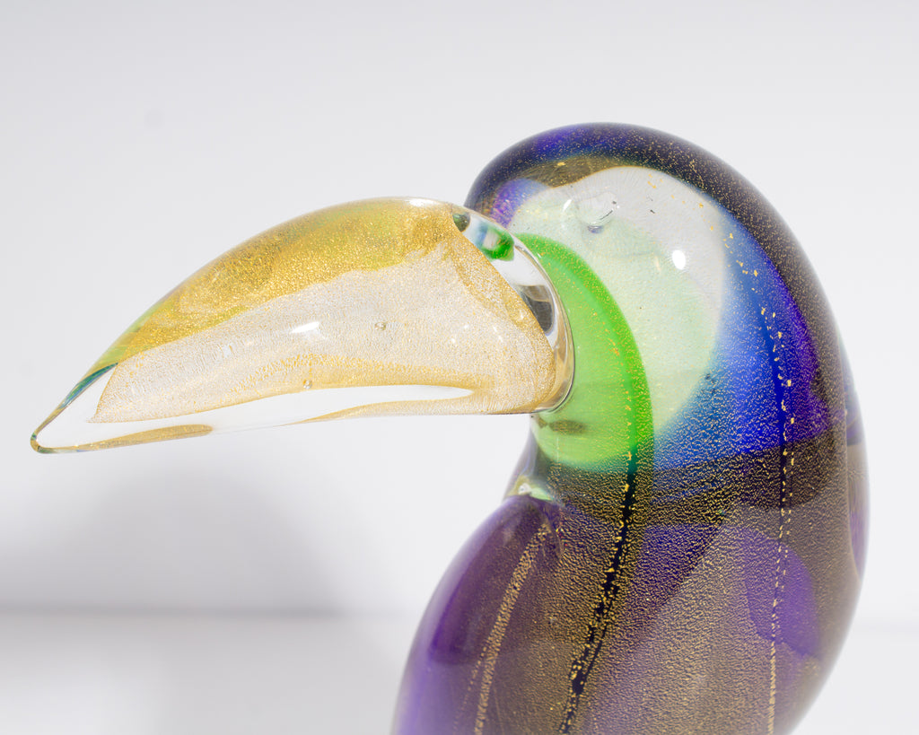 Vintage Murano Italian Art Glass Bird