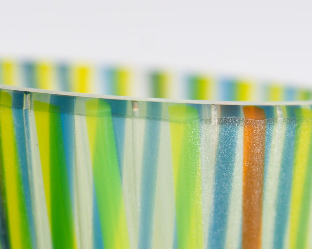 Tom Rupnicki Signed 2002 “Meadow” Green Monumental Art Glass Vase