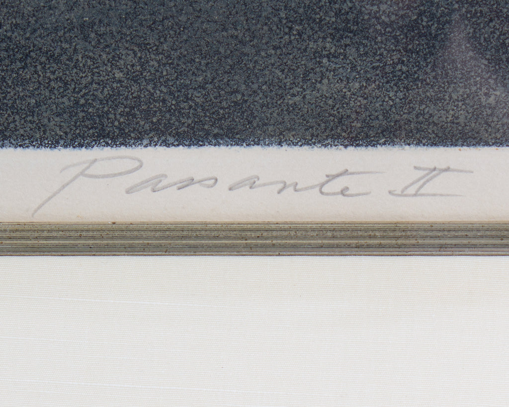 Harold Altman Signed “Passante II” Limited Edition Aquatint Etching