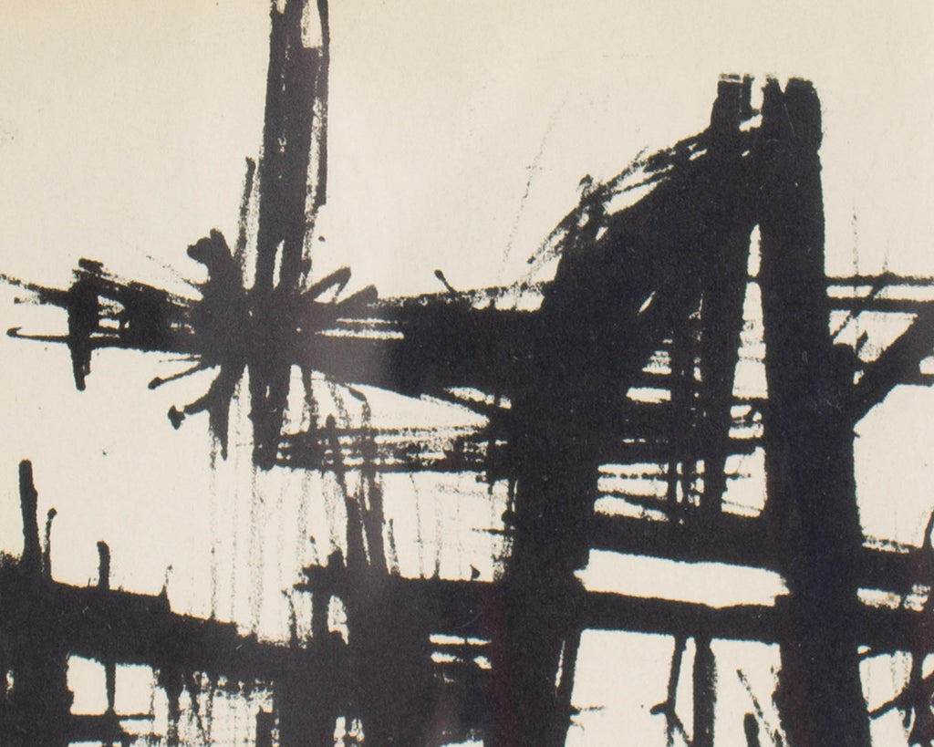 Norman Baugher Abstract Lithograph