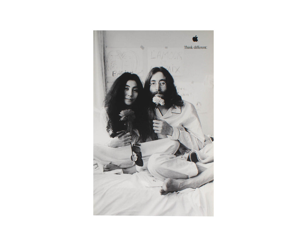 Apple “Think Different” 1998 Yoko Ono and John Lennon Poster