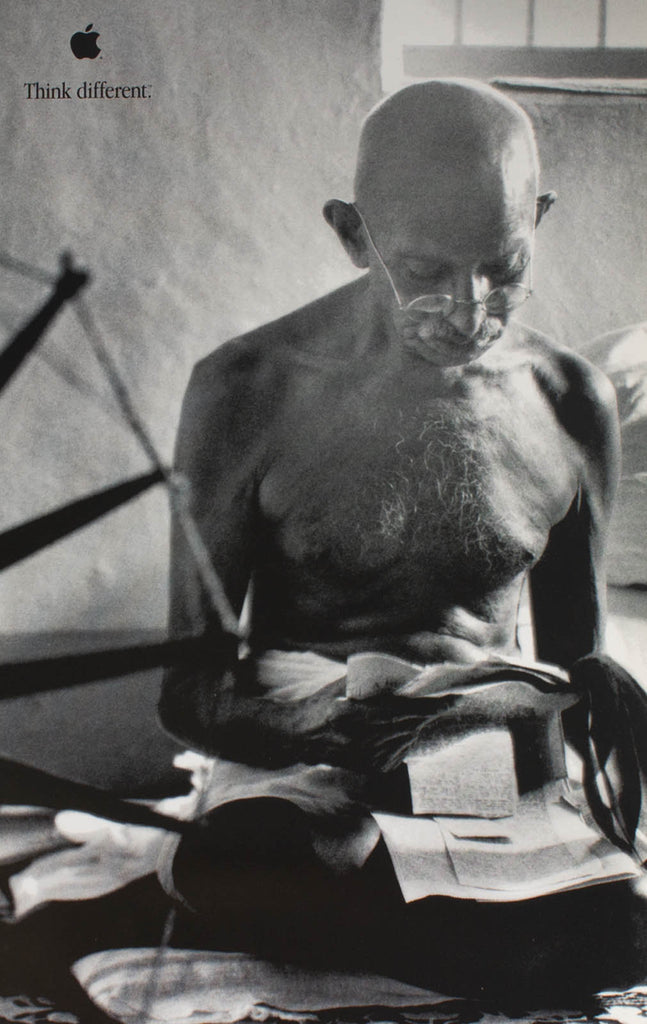 Apple “Think Different” 1998 Mahatma Gandhi Poster