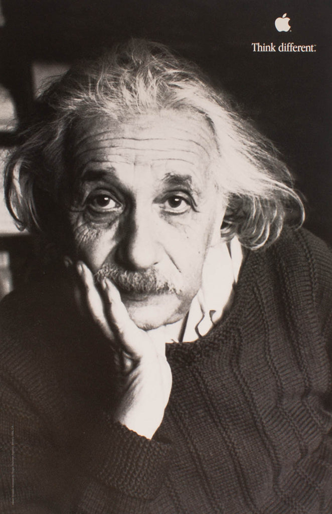 Apple “Think Different” 1998 Albert Einstein Poster