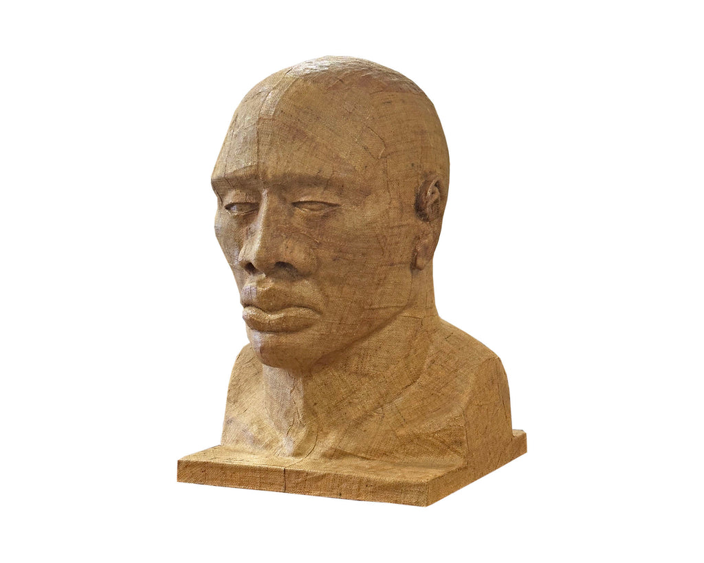 Paul Haskin Signed Monumental Bust Sculpture