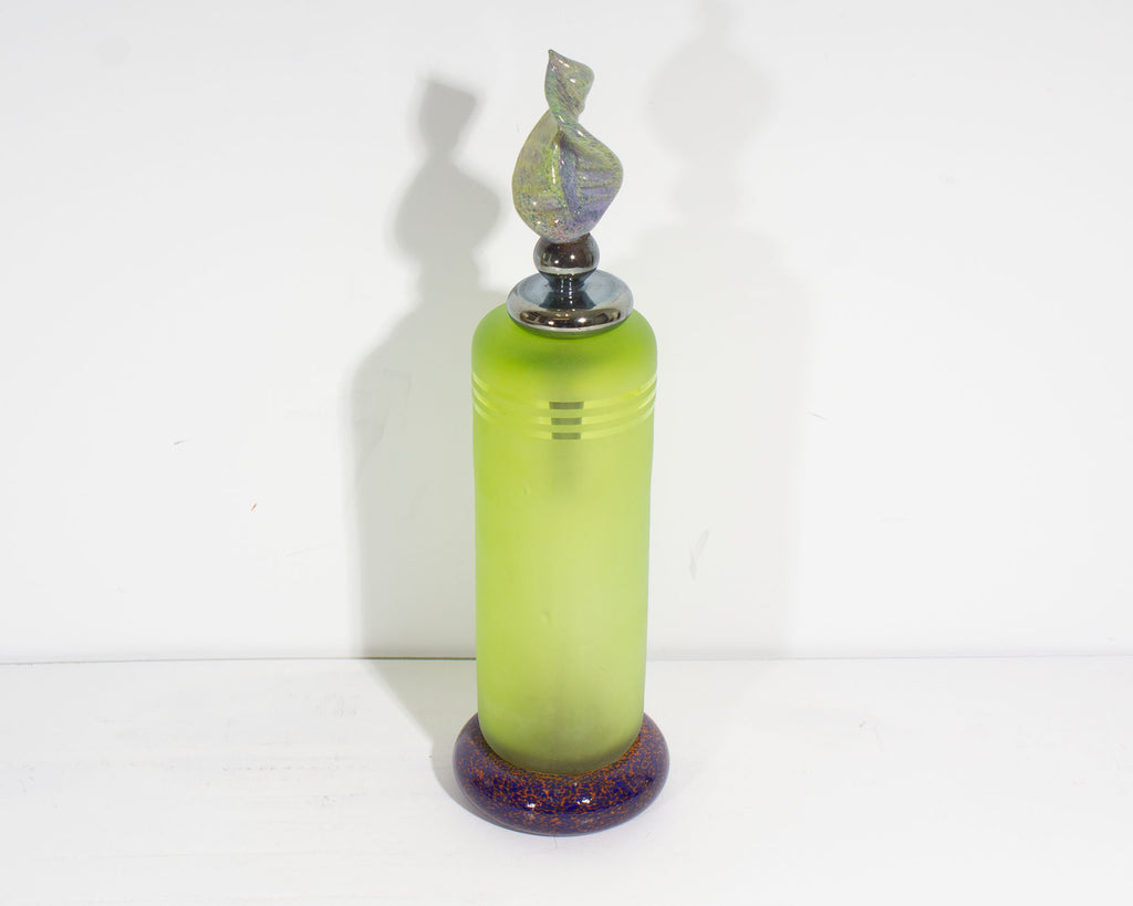 Eric Bladholm Art Glass Decanter Bottle