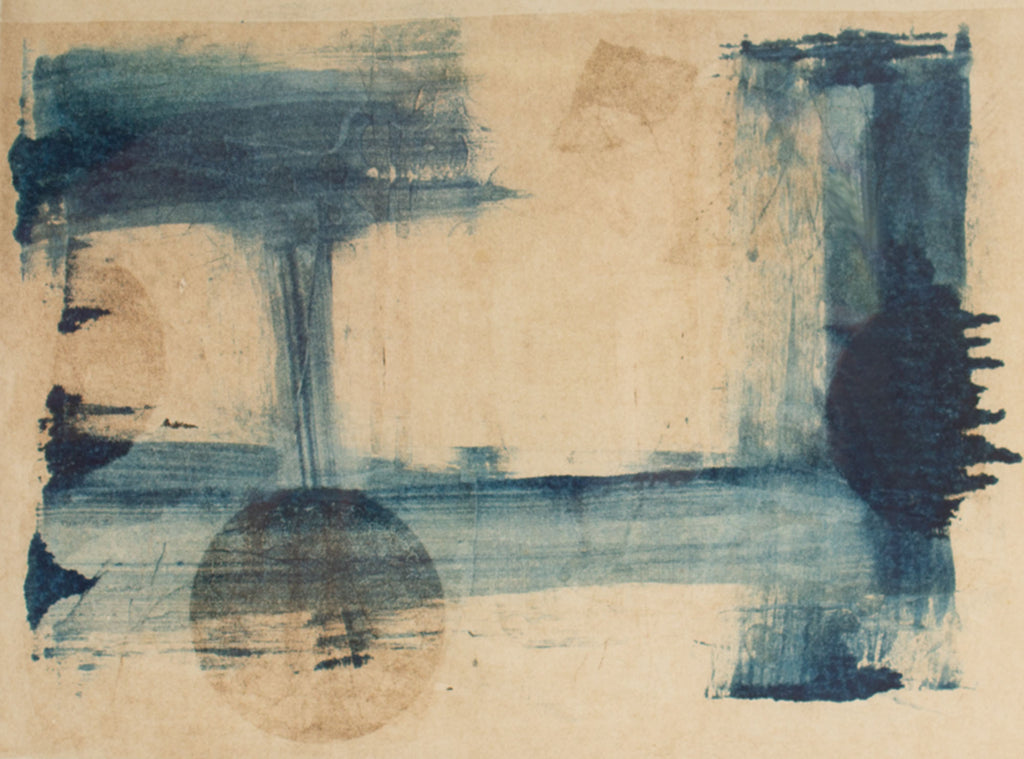 Robert C. Ray Signed 1974 “Despatch” Abstract Aquatint Print