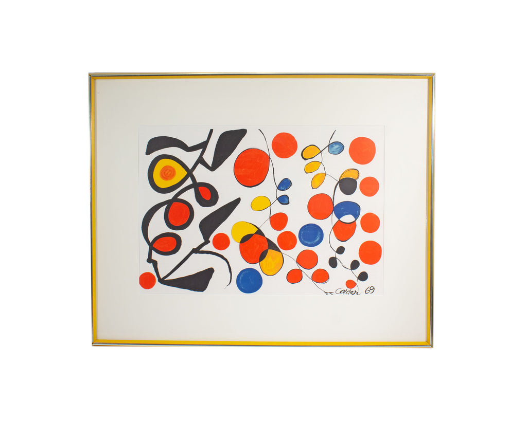 Alexander Calder 1969 “Spring Carnival” Abstract Lithograph