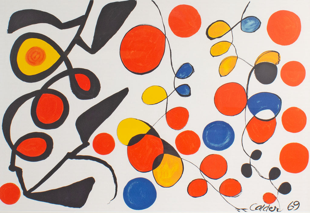 Alexander Calder 1969 “Spring Carnival” Abstract Lithograph