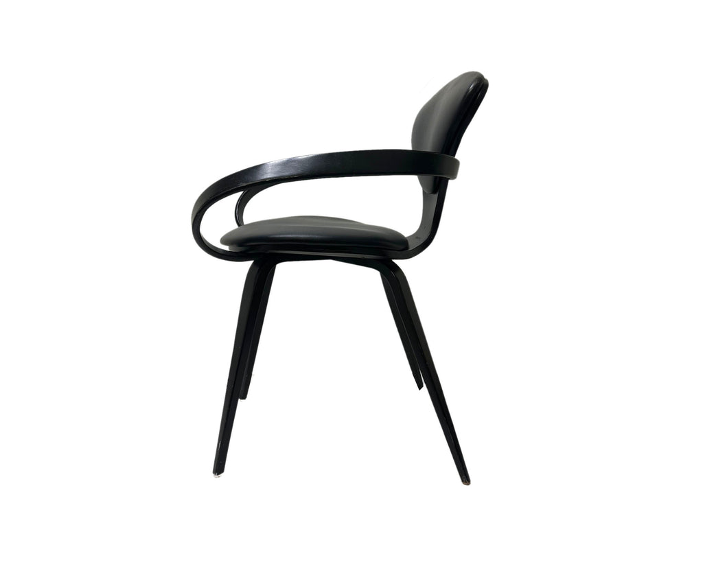 Norman Cherner Plycraft Black Pretzel Chairs