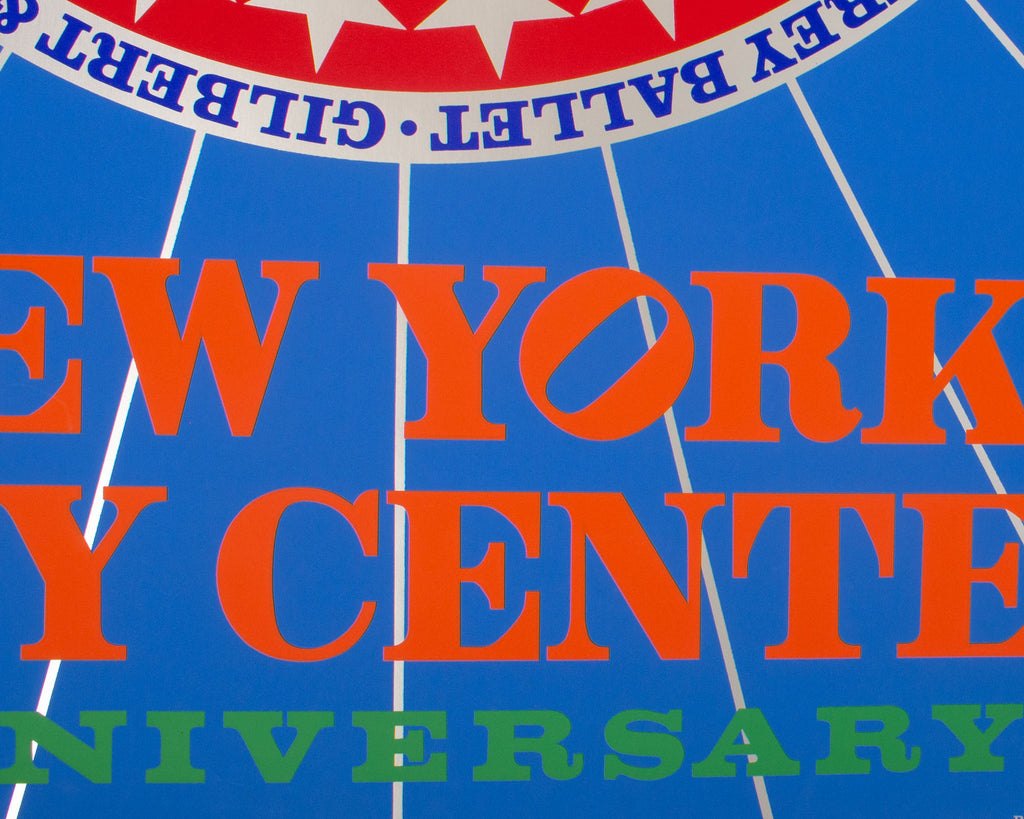 Robert Indiana 1968 “New York City Center” Serigraph Poster