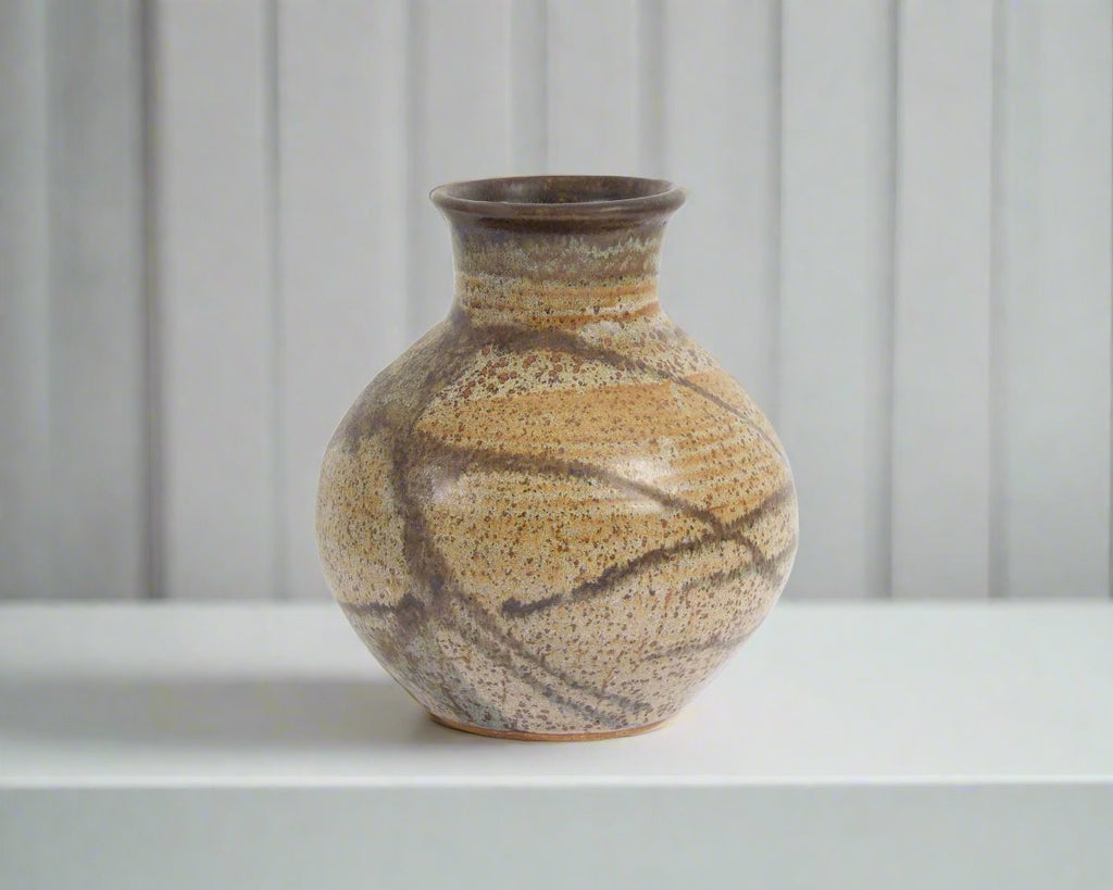 Abraham Cohn Signed 1976 Studio Pottery Vase