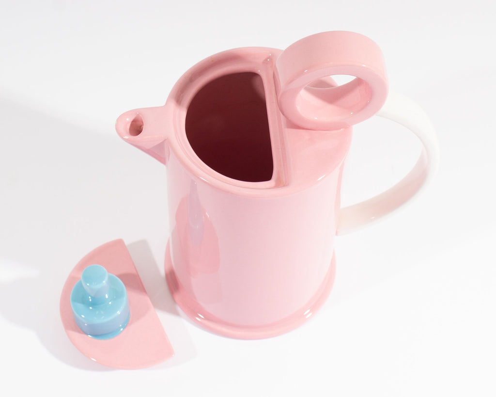 Marco Zanini Bitossi “Hollywood” Pink Postmodern Tea or Coffee Pot