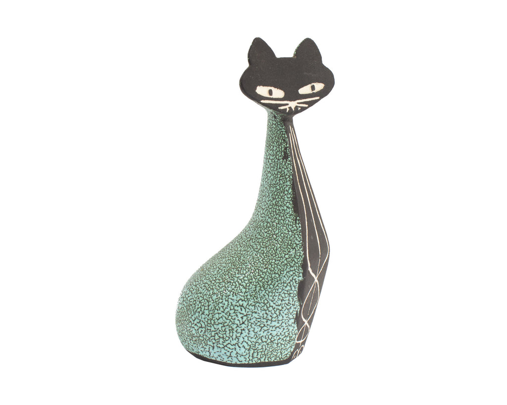 Hagen-Renaker Black Bisque Ceramic Cat