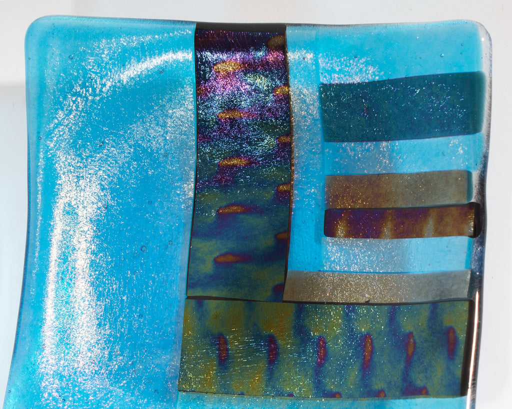 Christine McEwan Verre Visage Studio Fused Glass Dishes