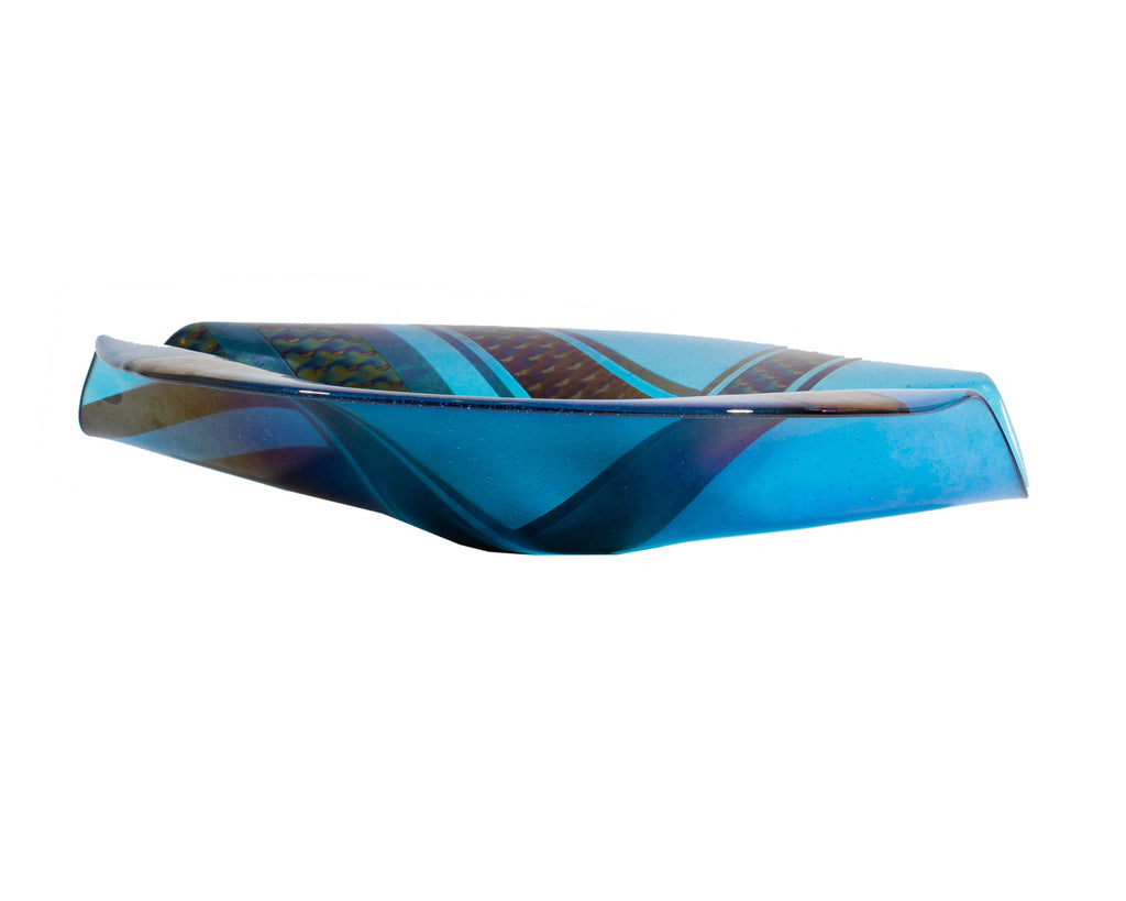 Christine McEwan Verre Visage Studio Fused Glass Bowl