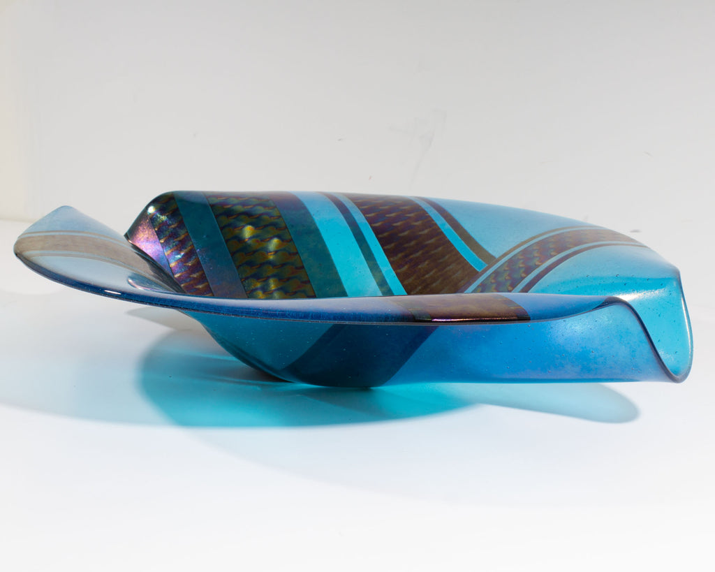 Christine McEwan Verre Visage Studio Fused Glass Bowl