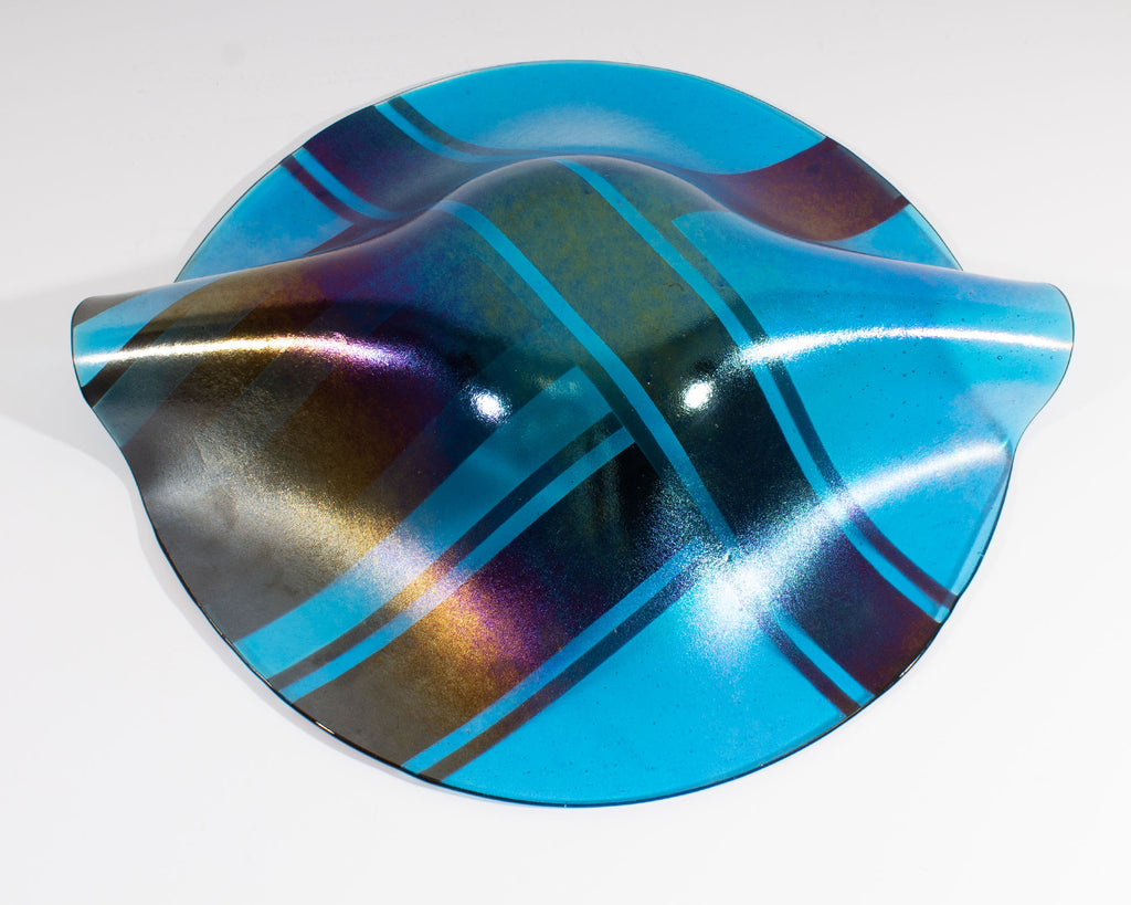 Christine McEwan Verre Visage Studio Fused Glass Bowl