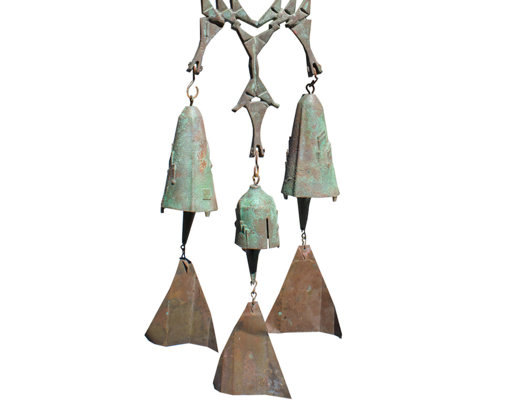 Paolo Soleri Cosanti Bronze Bell Cluster