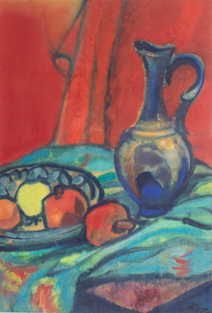 1997 Mixed Media Still Life Painting