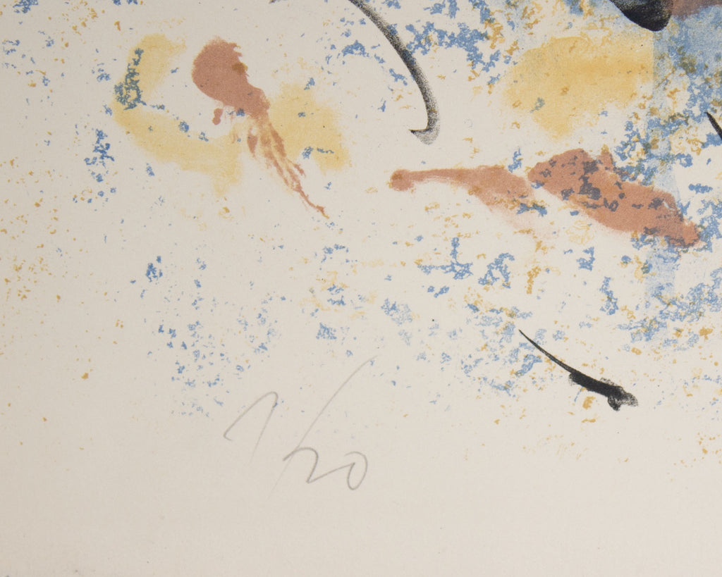 Hans Erni Signed Limited Edition Abstract Lithograph