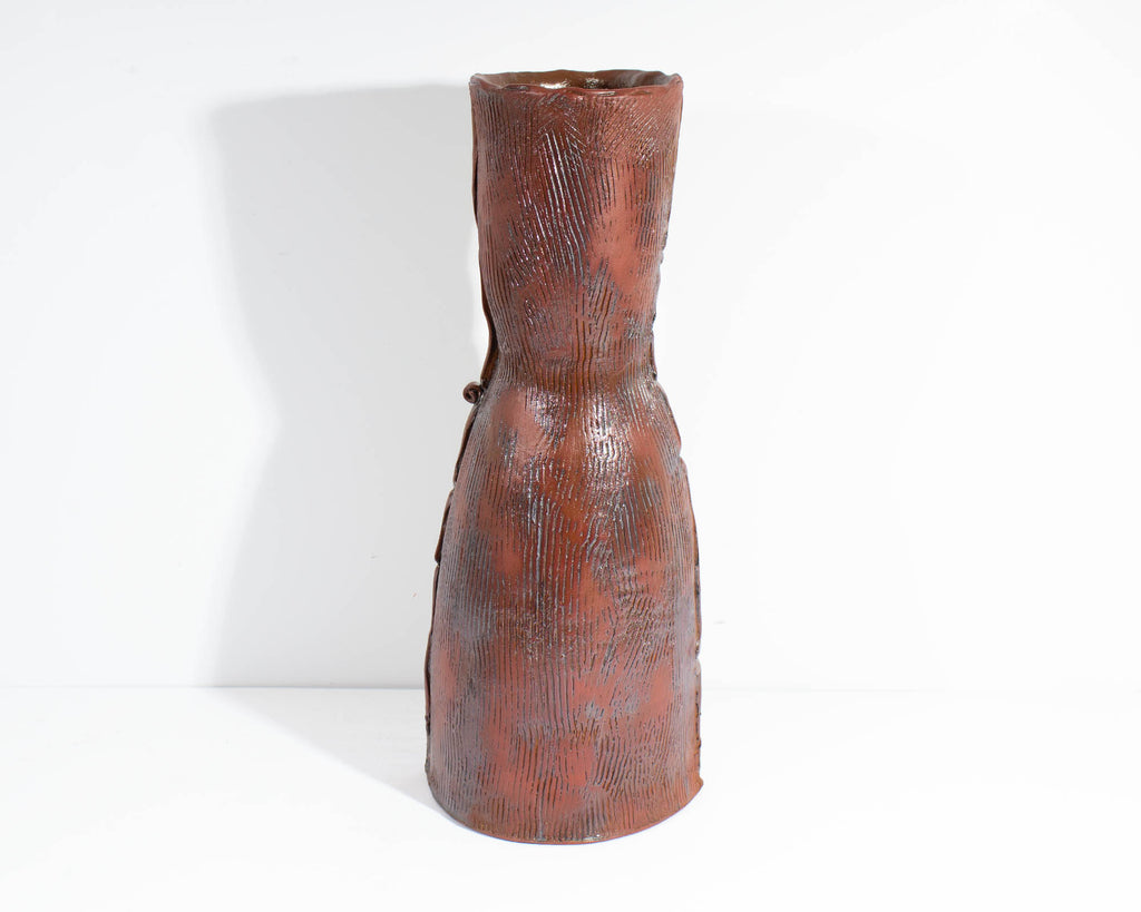 Barry Unitas Barnes 2012 Signed Studio Pottery Floor Vase