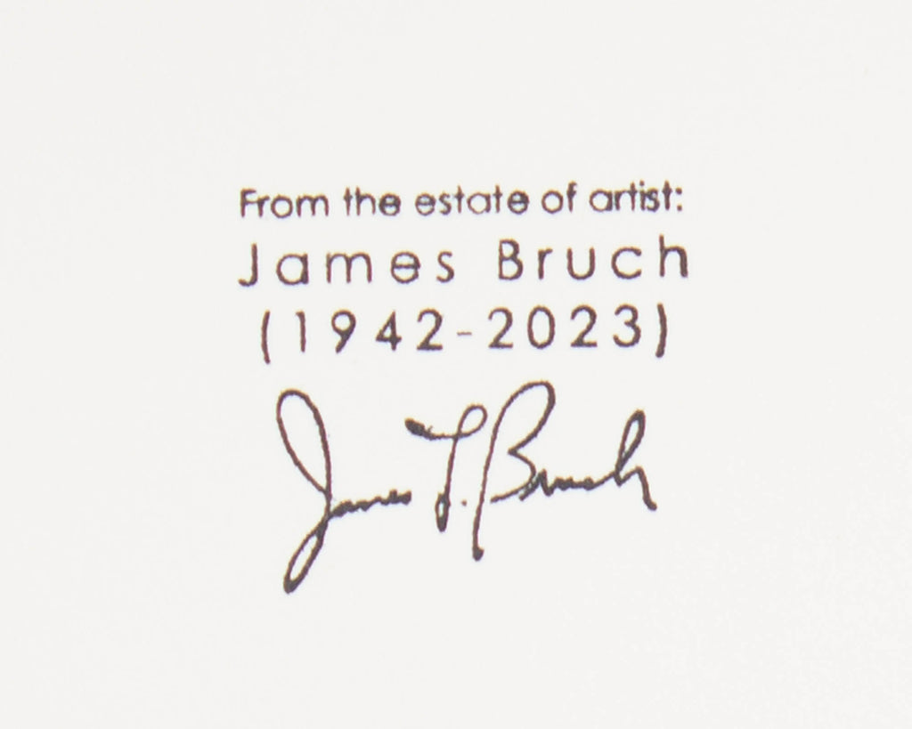 James L. Bruch Abstract Mixed Media Painting