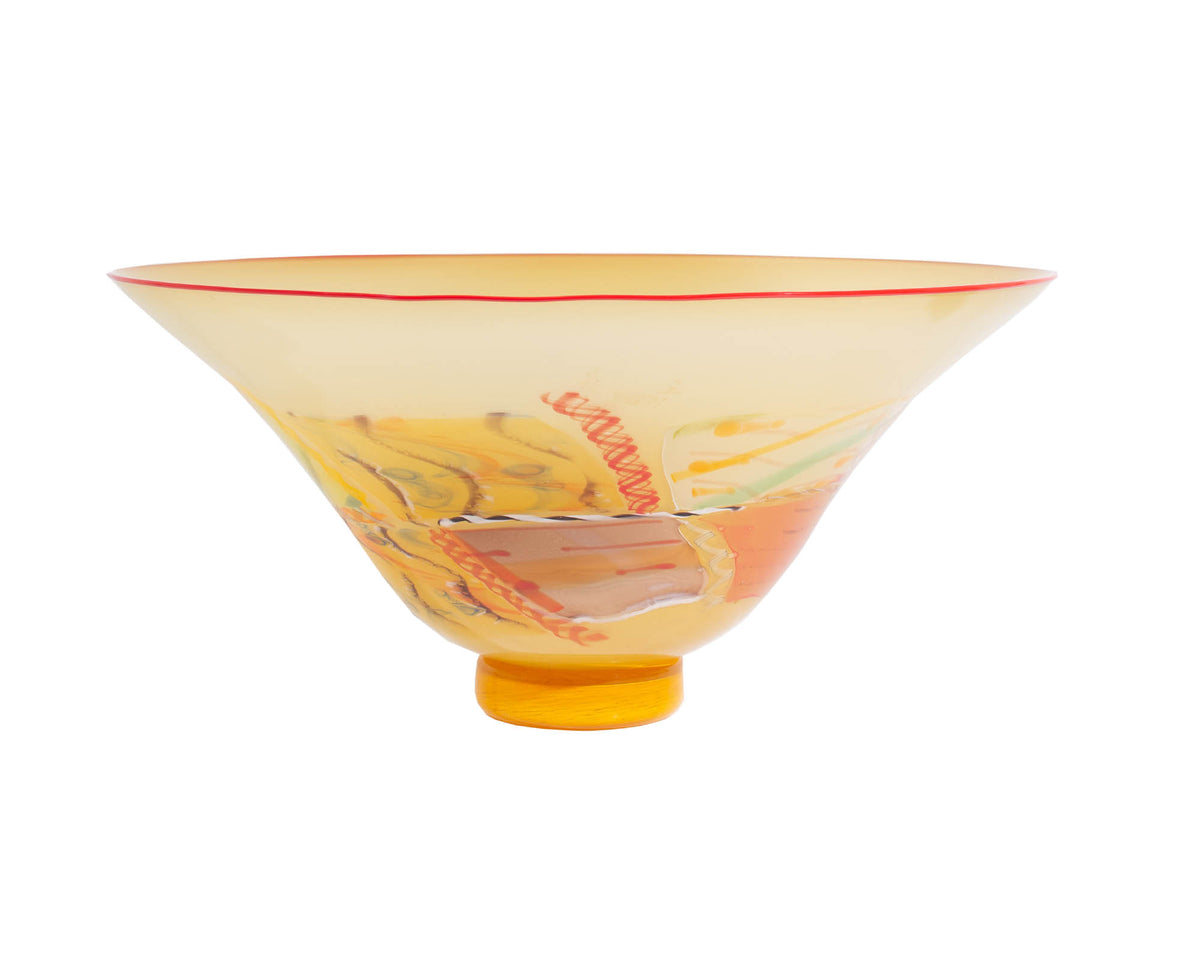 Bruce Pizzichillo Dari Gordon Signed Oversized Art Glass
